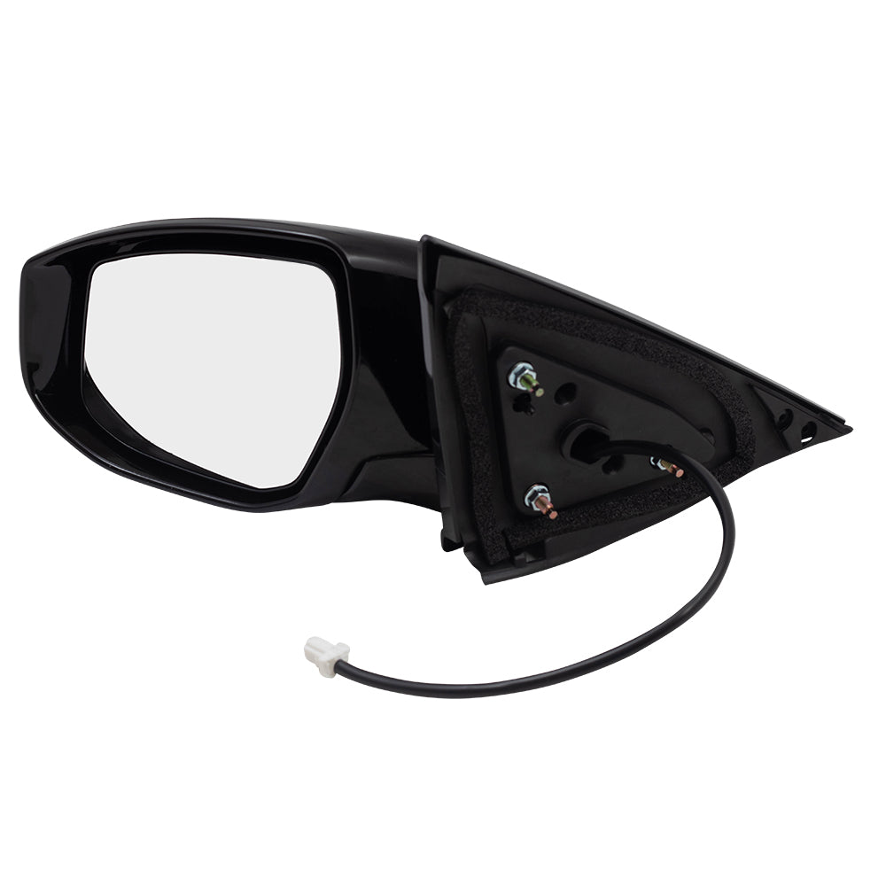 BROCK Power Mirror Compatible with 2016-2018 Maxima Drivers Side Left View Textured Black 963029DD1A 96302-9DD1A