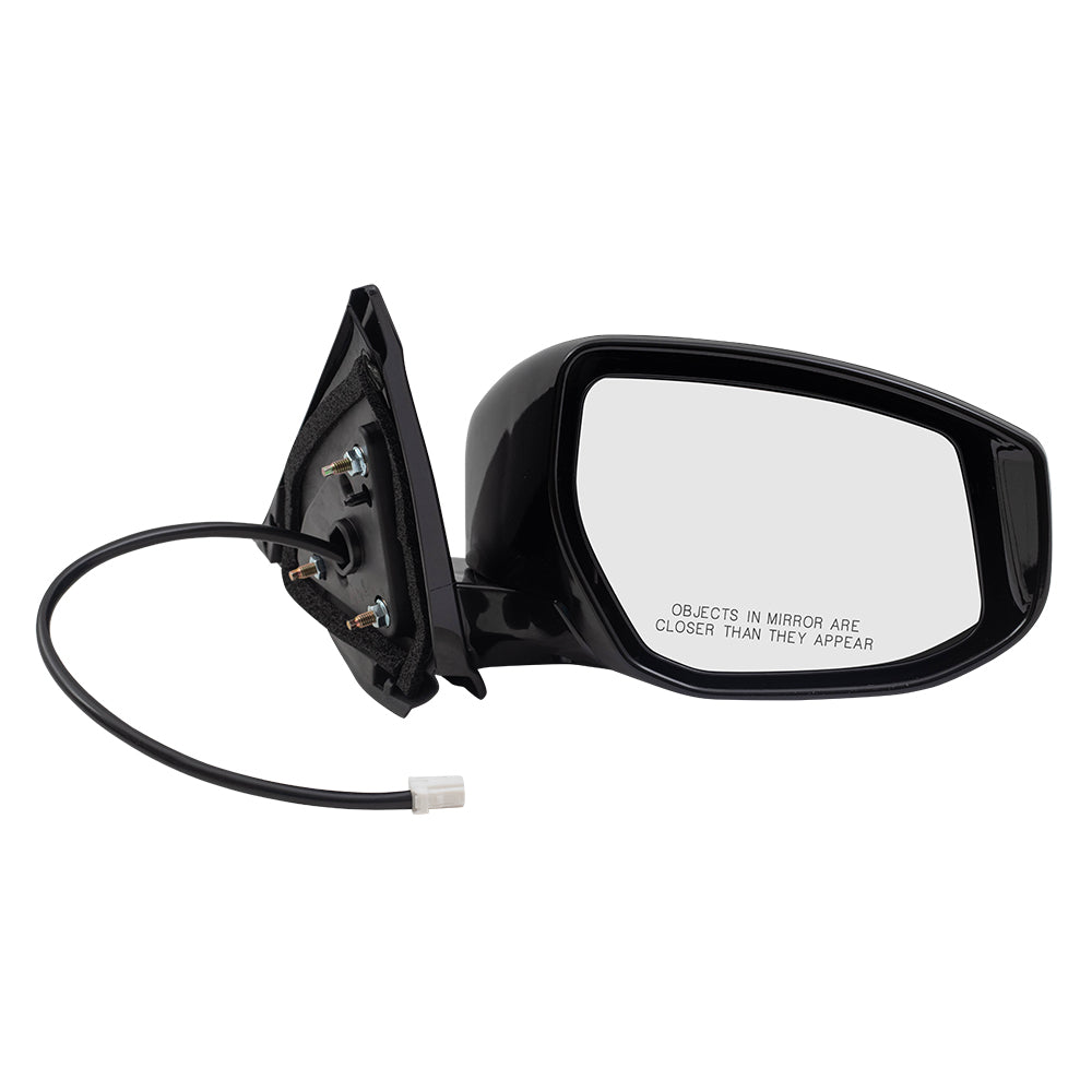 Replacement Power Mirror Compatible with 2016-2018 Maxima Passengers Side Right View Textured Black 963019DD1A 96301-9DD1A