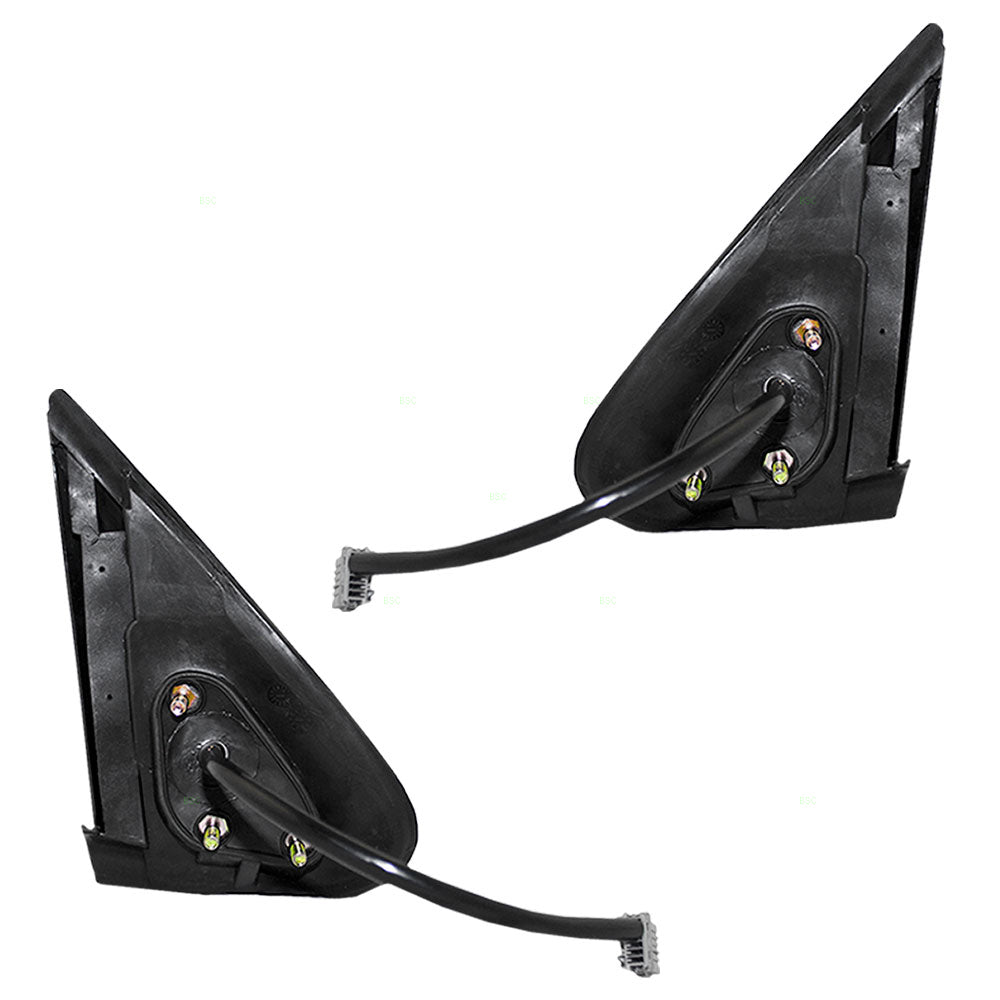 Replacement Set Driver and Passenger Power Side View Mirrors Ready to Paint Compatible with 2000-2006 Sentra 963025M200 963015M000