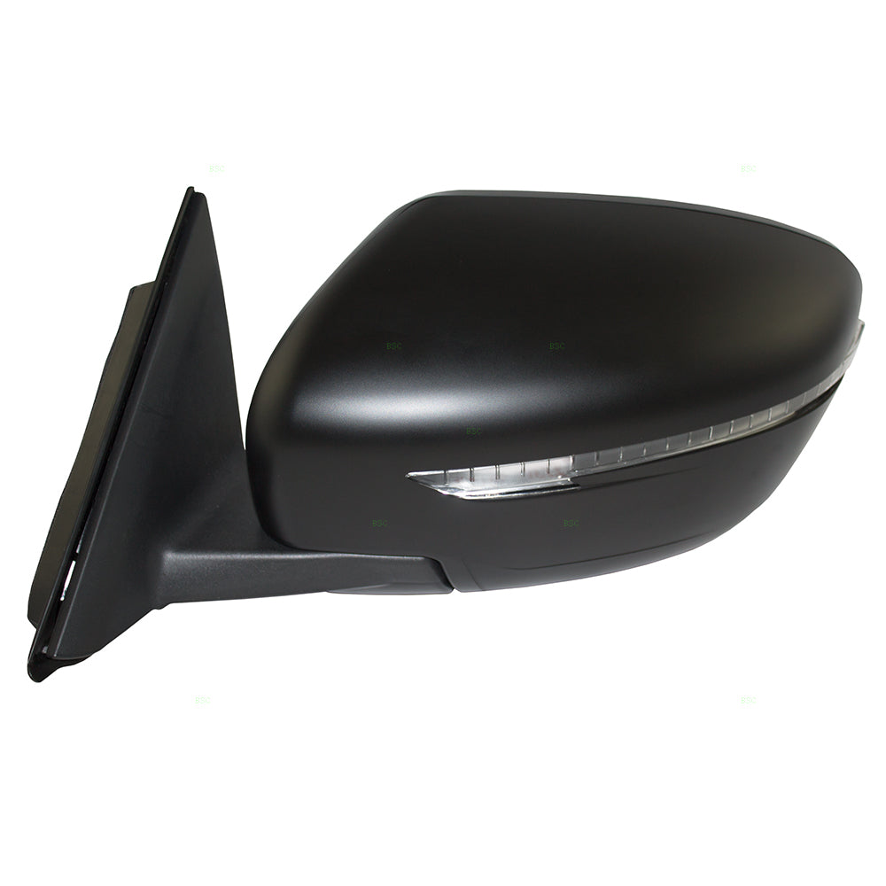 Drivers Power Side View Mirror w/ Signal Compatible with 14-16 Rogue US 96302-4BA0A NI1320254