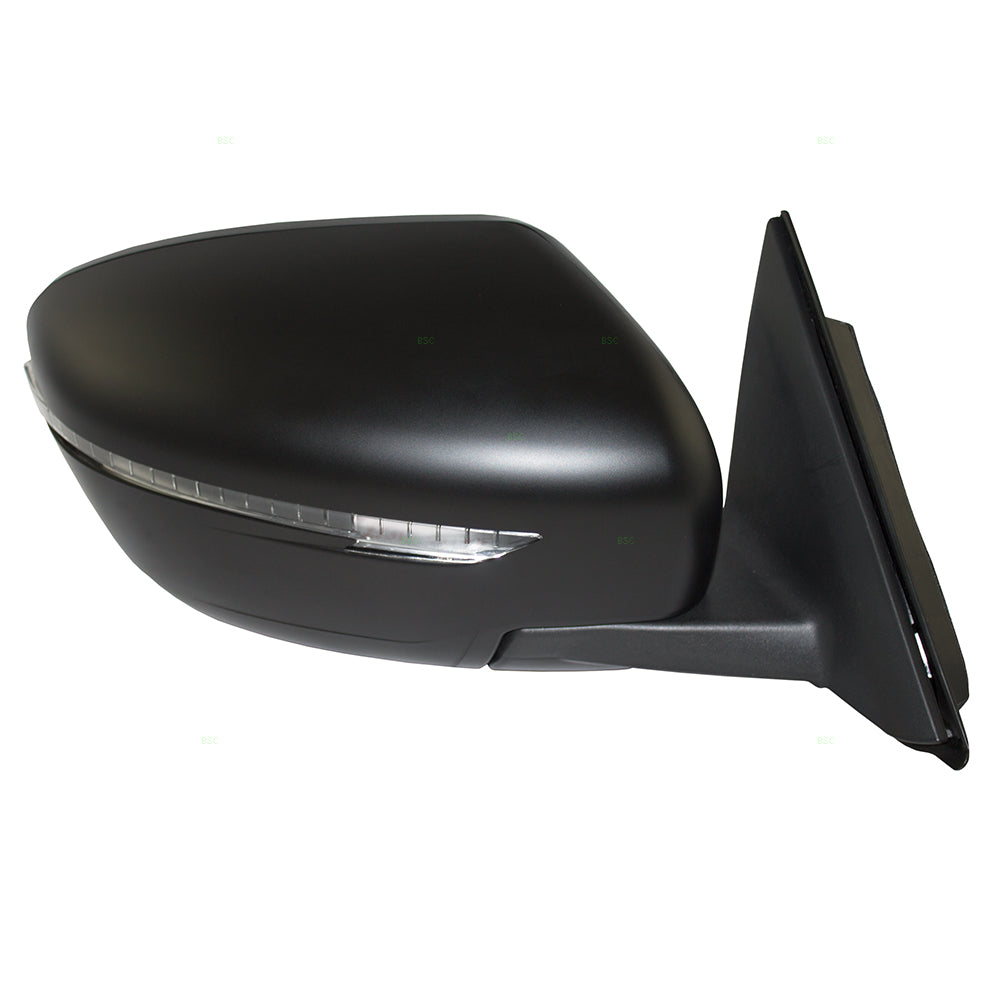 Passengers Power Side View Mirror w/ Signal Compatible with 14-16 Rogue US 96301-4BA0A NI1321254