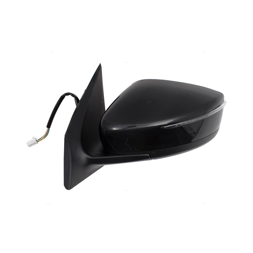 Drivers Power Side View Left Mirror Heated w/ Signal Compatible with 15-17 Versa Sedan 963029KK0B 963749KK1H