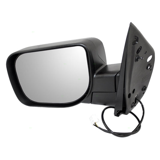 Drivers Power Side View Mirror with Single Arm Textured Compatible with 04-14 Titan Pickup Truck 96302-ZR10A