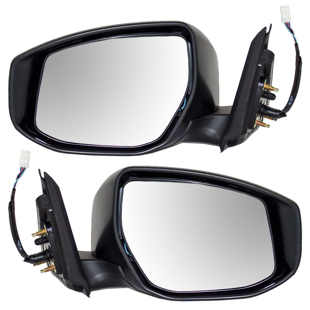 Driver and Passenger Power Side View Mirrors Heated Signal Ready-to-Paint Compatible with 13-17 Altima 96302-3TH3A 96301-3TH3A