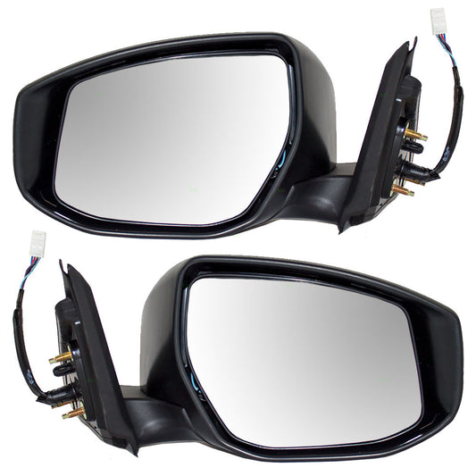 Driver and Passenger Power Side View Mirrors Heated Signal Ready-to-Paint Compatible with 13-17 Altima 96302-3TH3A 96301-3TH3A