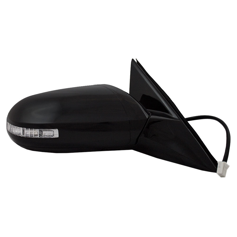 Passengers Power Side View Mirror with Signal Smooth Compatible with 09-14 Maxima 96301-9N84A