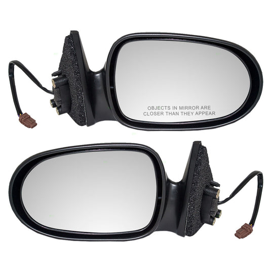 Replacement Driver and Passenger Power Side View Mirrors Compatible with 1995-1999 Sentra 96302-F4319 96301-F4319