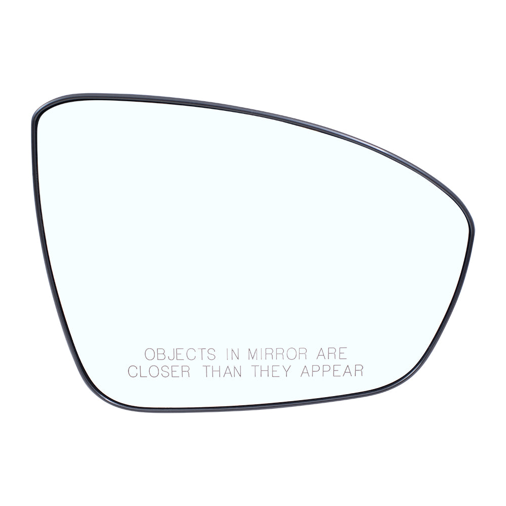 Brock Replacement Passenger Side Mirror Glass & Base without Heat Compatible with 2019 Altima