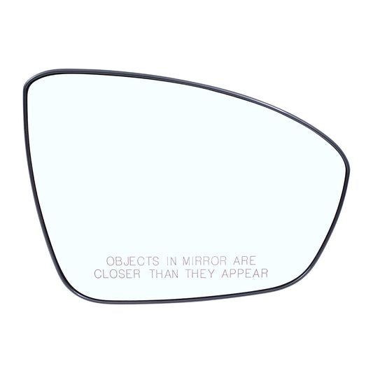 Brock Replacement Passenger Side Mirror Glass & Base without Heat Compatible with 2019 Altima