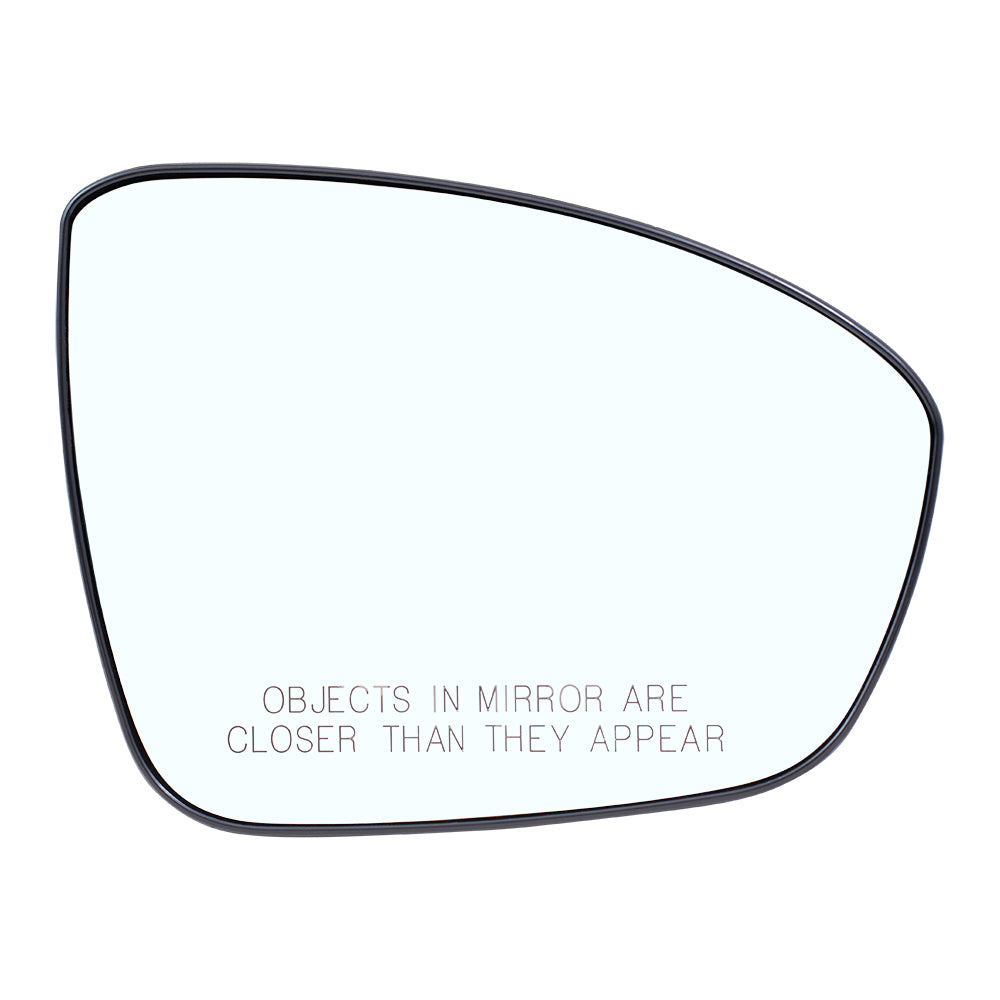 Brock Replacement Passenger Side Mirror Glass & Base without Heat Compatible with 2019 Altima