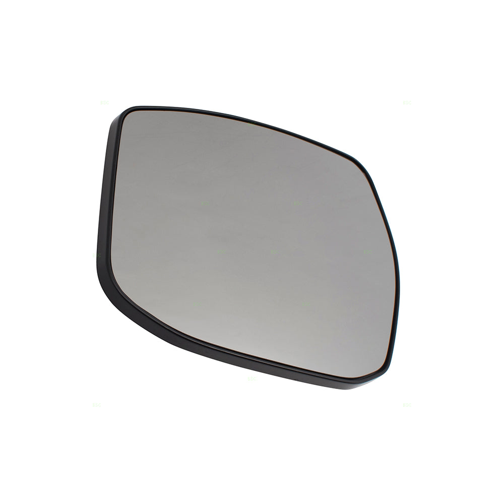 Brock Aftermarket Replacement Driver Left Mirror Glass And Base With Heat Compatible With 2013-2018 Nissan Altima Sedan With Signal Light On Mirror Housing