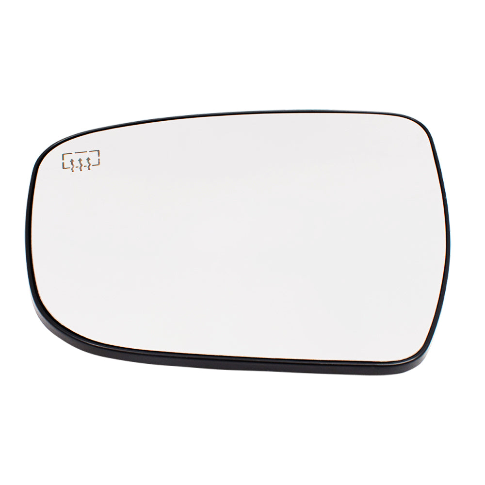 Brock Replacement Drivers Side View Mirror Glass & Base Heated Compatible with 963664BA1A