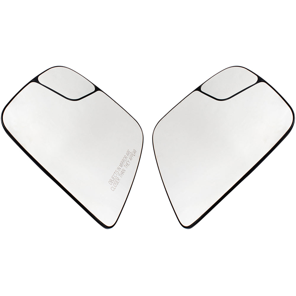 Brock Replacement Pair Side View Mirrors Spotter Glass with Bases Set Compatible with 13-18 NV200 & 15-18 City Express 19317347 19317346 963663LM0B 963653LM0B