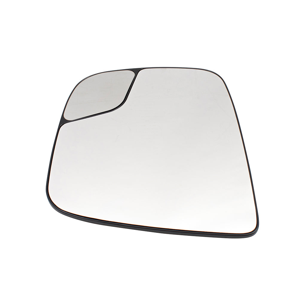 Brock Replacement Drivers Side View Left Spotter Mirror Glass & Base Heated Compatible with 13-18 NV200 & 15-18 City Express 19317313 963663LM1B