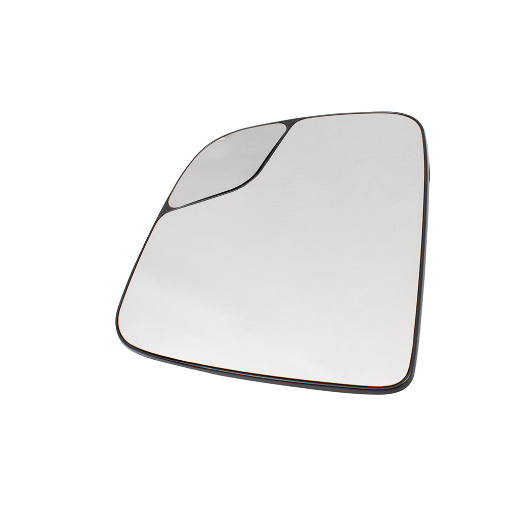 Brock Replacement Drivers Side View Left Spotter Mirror Glass & Base Heated Compatible with 13-18 NV200 & 15-18 City Express 19317313 963663LM1B