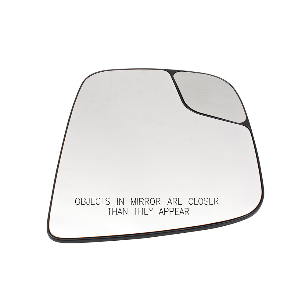 Brock Replacement Passengers Side View Right Spotter Mirror Glass & Base Heated Compatible with 13-18 NV200 & 15-18 City Expresss 19317312 963653LM1B