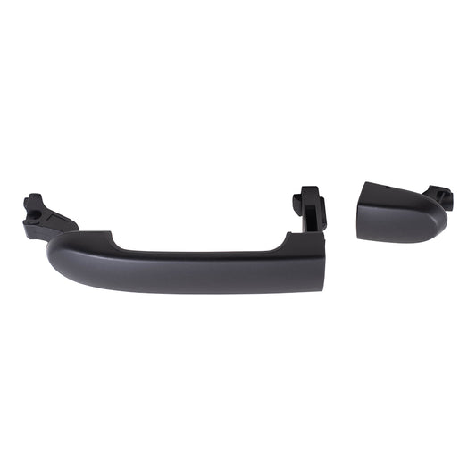 Brock Replacement Passengers Front Rear Outside Exterior Textured Door Handle Compatible with 07-11 Versa NI1311133