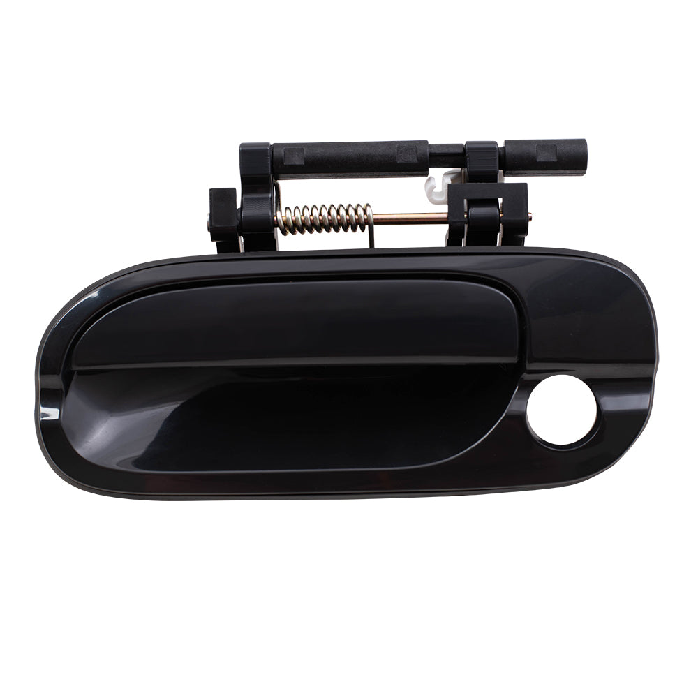 Brock Replacement Drivers Front Outside Exterior Door Handle w/ Keyhole Compatible with 00-06 Sentra 80607-6Z603