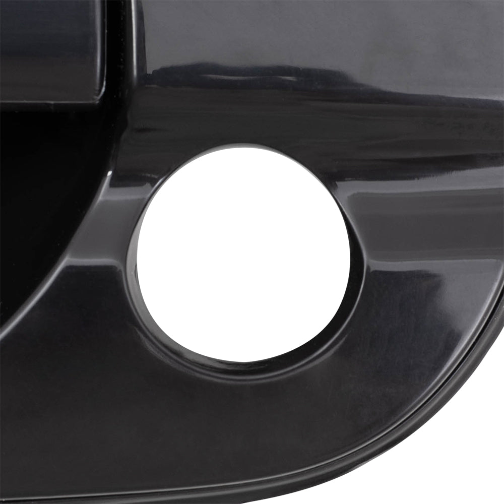 Brock Replacement Drivers Front Outside Exterior Door Handle w/ Keyhole Compatible with 00-06 Sentra 80607-6Z603