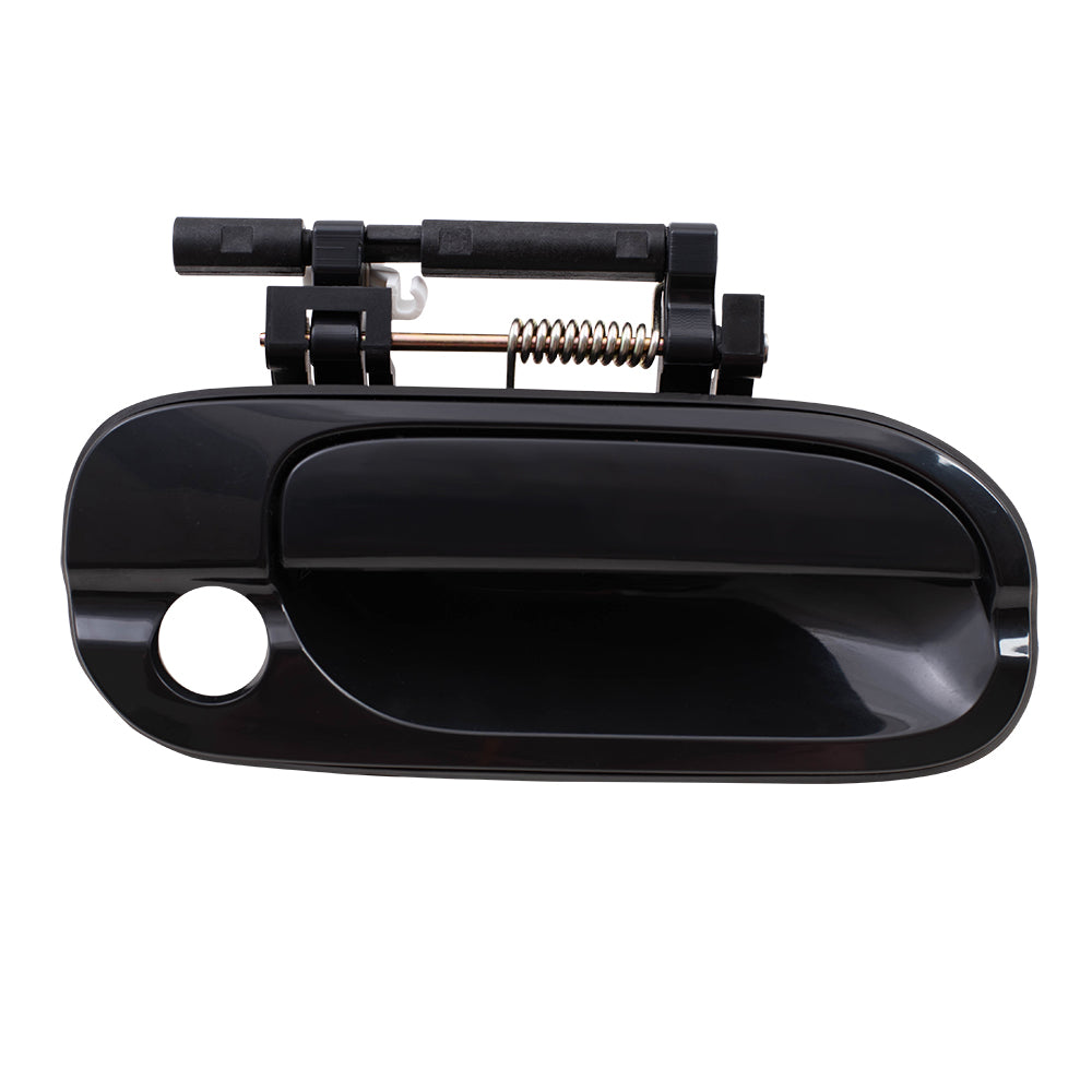 Brock Replacement Passengers Front Outside Exterior Door Handle w/ Keyhole Compatible with 00-06 Sentra 80606-6Z603