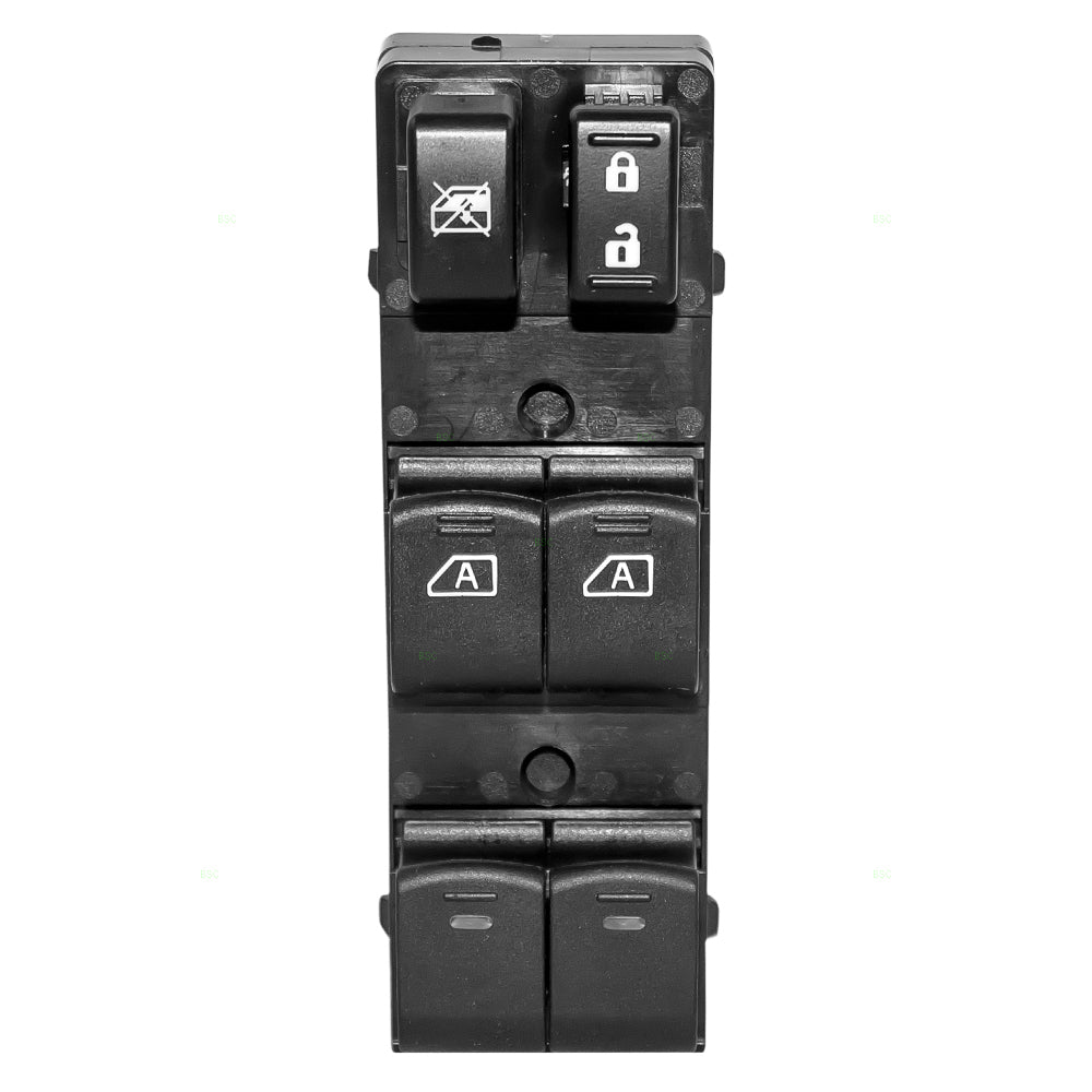 Brock Replacement Drivers Front Power Window Master Switch Compatible with 07-12 Altima Sedan 25401-ZN50C