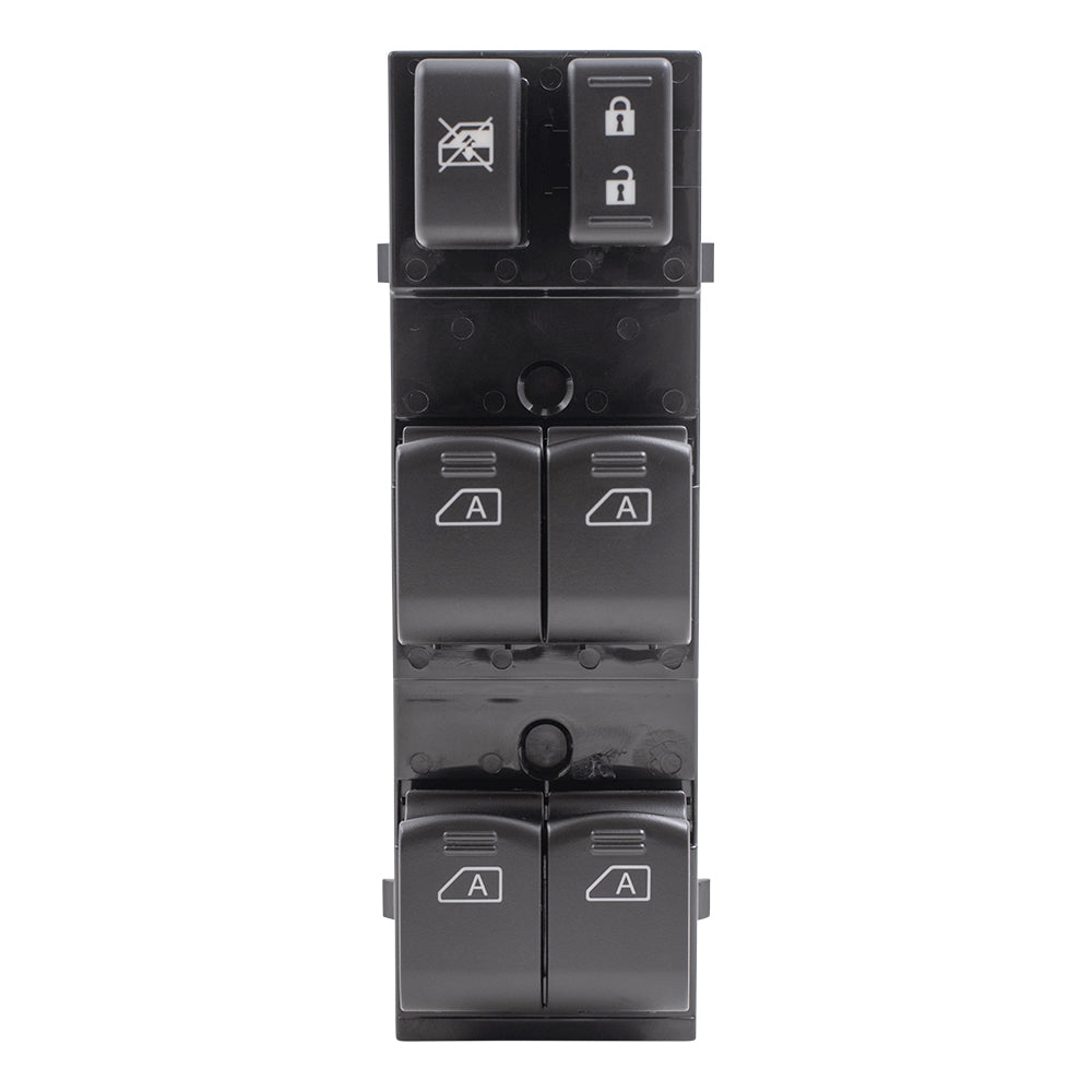 Brock Replacement Power Window Master Switch Lever Compatible with 07-12 Altima Sedan 25401-9N00D 25401-JK42E