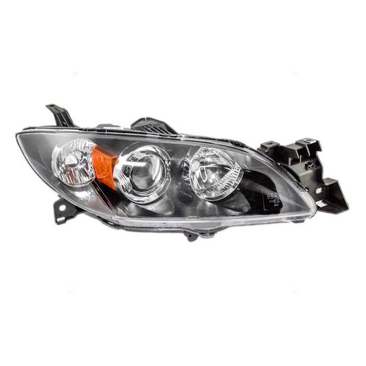 Brock Replacement Passengers Halogen Headlight Headlamp Compatible with 3 BN8P510K0D