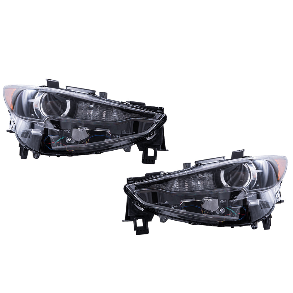 Brock 5221-0008LR Replacement LED Headlight Set