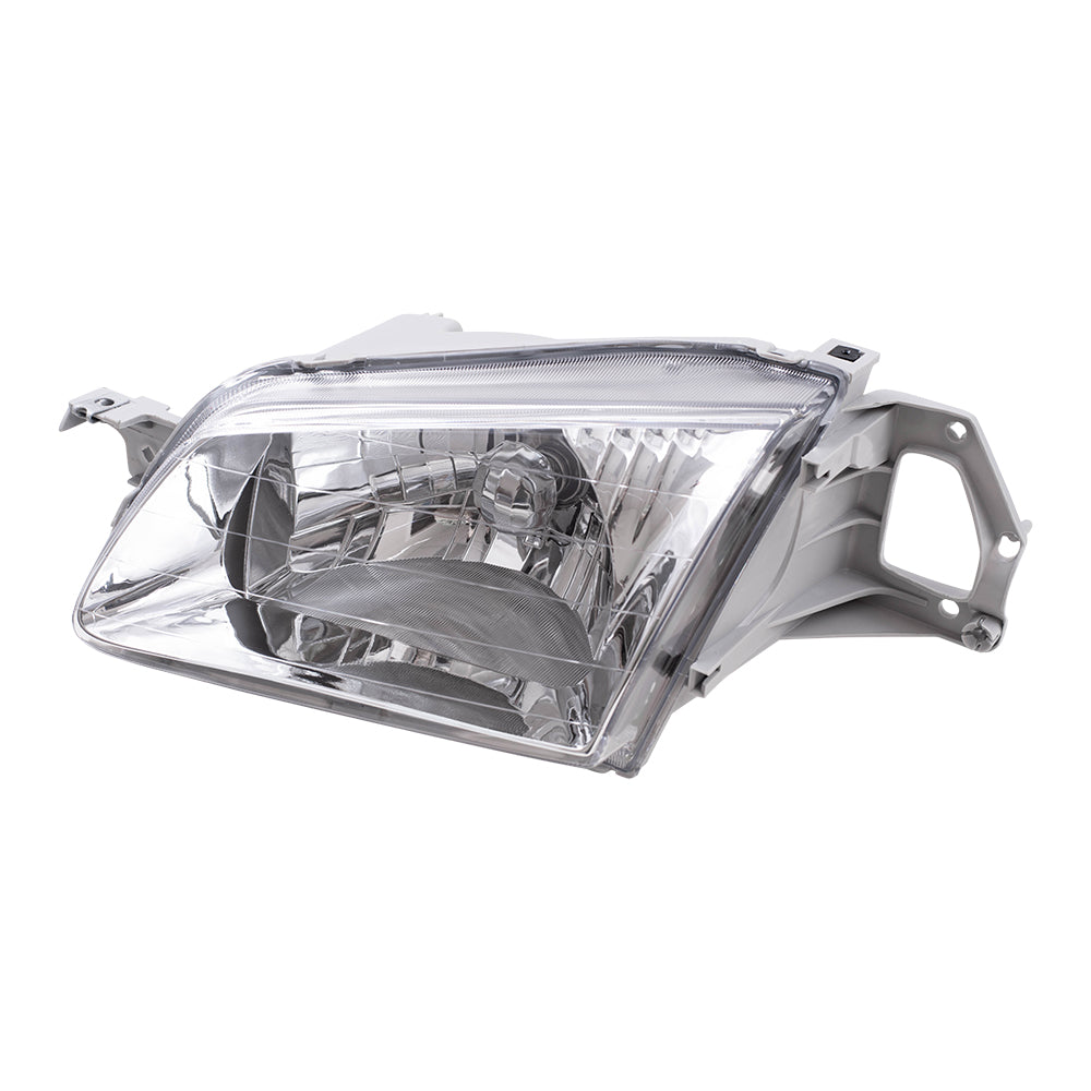 Brock Replacement Drivers Headlight Headlamp Compatible with 99-00 323 Protege BJ0E-51-040A-P1