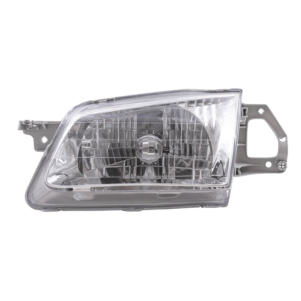 Brock Replacement Drivers Headlight Headlamp Compatible with 99-00 323 Protege BJ0E-51-040A-P1