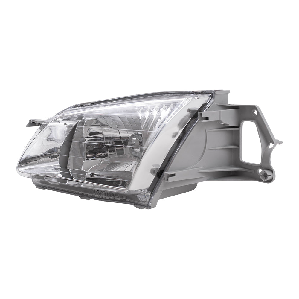 Brock Replacement Drivers Headlight Headlamp Compatible with 99-00 323 Protege BJ0E-51-040A-P1