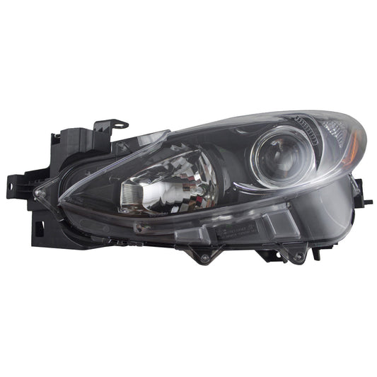 Brock Replacement Drivers Halogen Headlight Headlamp Lens Compatible with 3 BPW9-51-0L0A MA2502144