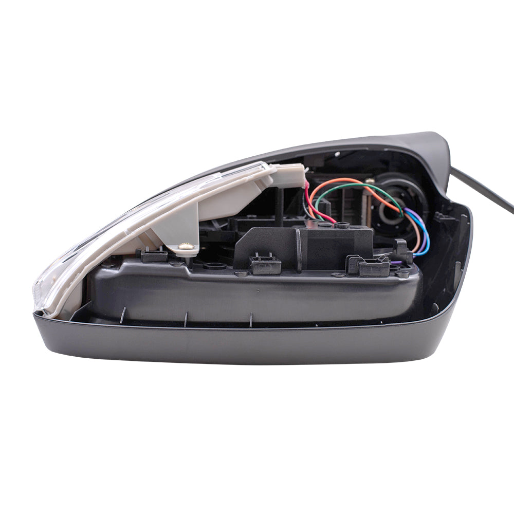 Replacement Driver Power Side Mirror with Signal Compatible with 2015-2016 CX-5 KR22-69-181A