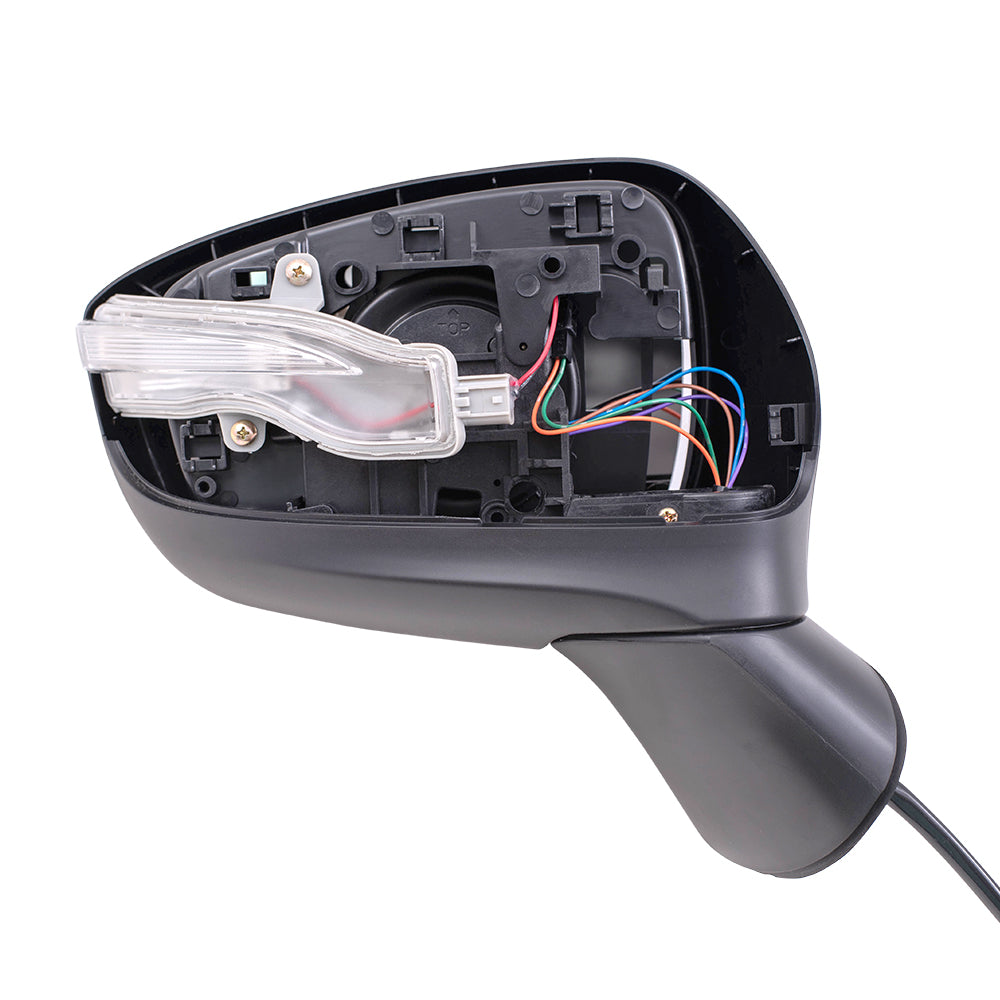 Replacement Passenger Power Side Mirror with Signal Compatible with 2015-2016 CX-5 KR22-69-121A