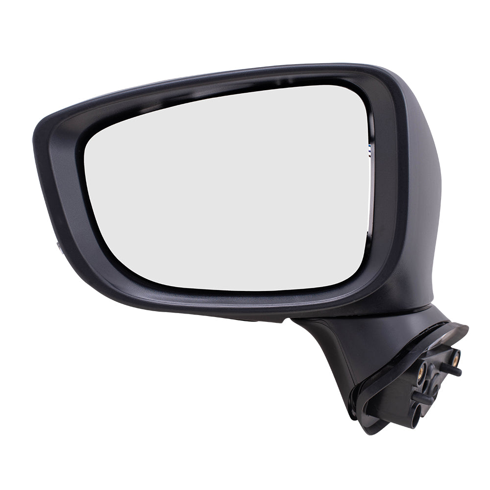 Replacement Driver Power Side Mirror with Signal Compatible with 2017-2018 Mazda3 Japan