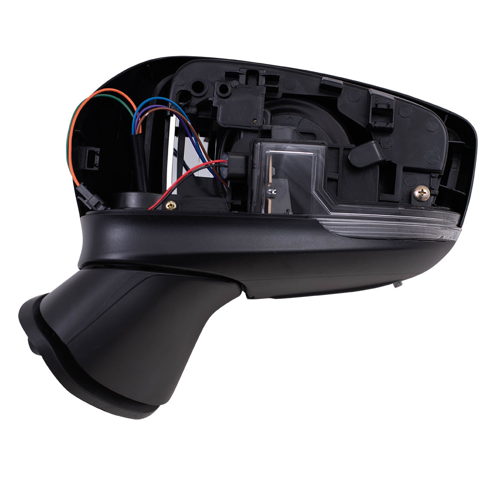 Replacement Driver Power Side Mirror with Signal Compatible with 2017-2018 Mazda3 Japan