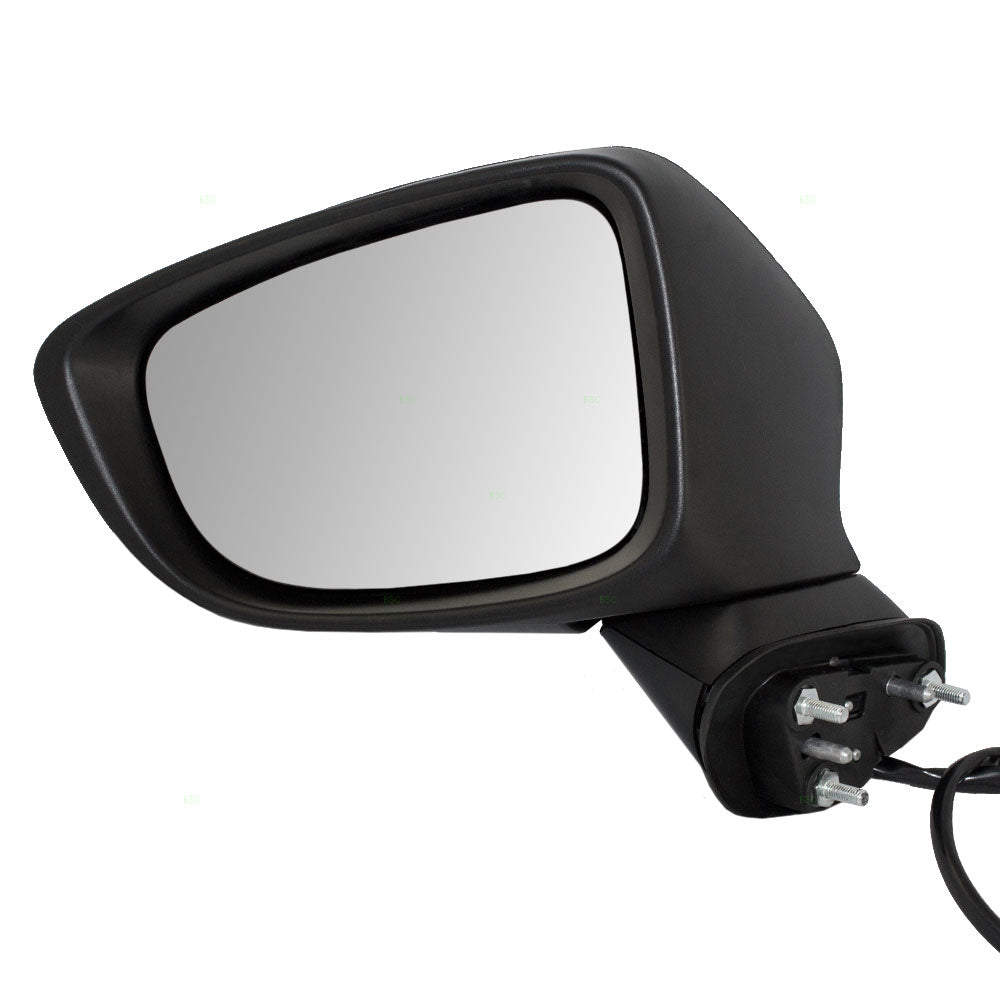 Drivers Power Side View Mirror Heated Signal Ready-to-Paint Replacement for Mazda GHP9-69-181E