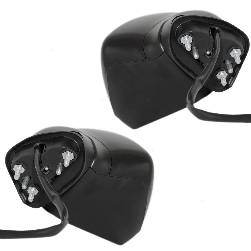 Driver and Passenger Power Side View Mirrors Heated Signal Ready-to-Paint Replacement for Mazda GHP9-69-181E GHP9-69-121E