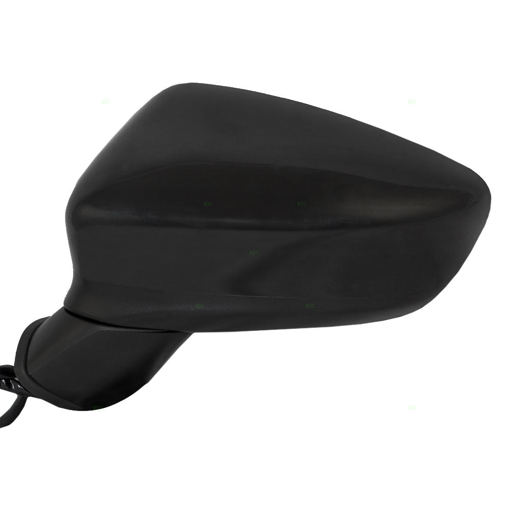 Drivers Power Side View Mirror Heated Signal Ready-to-Paint Replacement for Mazda GHP9-69-181E