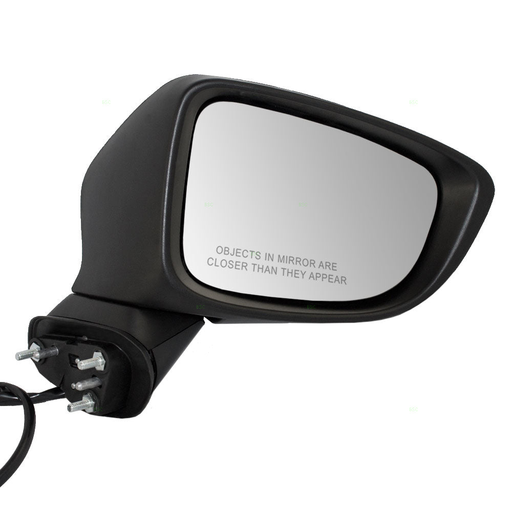 Passengers Power Side View Mirror Heated Signal Ready-to-Paint Replacement for Mazda GHP9-69-121E