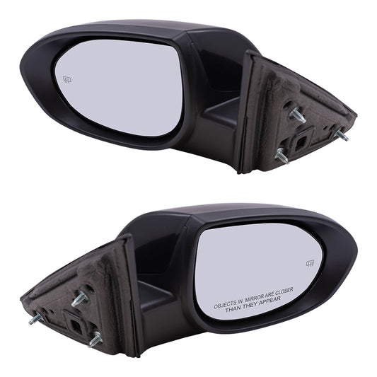 Replacement Set Power Mirrors Heated with Auto Dim Compatible with 2009 2010 Mazda6 GS3M-69-18ZB GS3M-69-12ZB