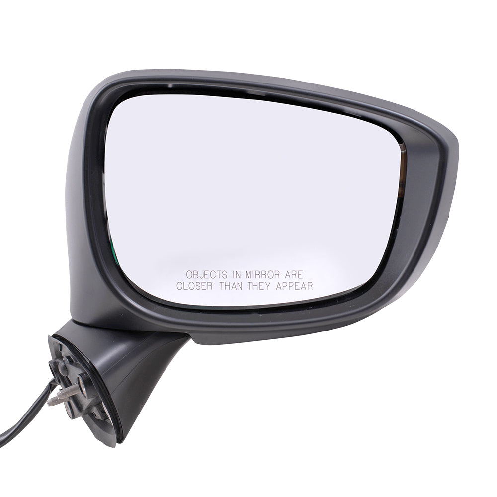 Replacement Passenger Side Power Mirror Heated with Signal Compatible with 2015-2016 CX-5 KR23-69-121A