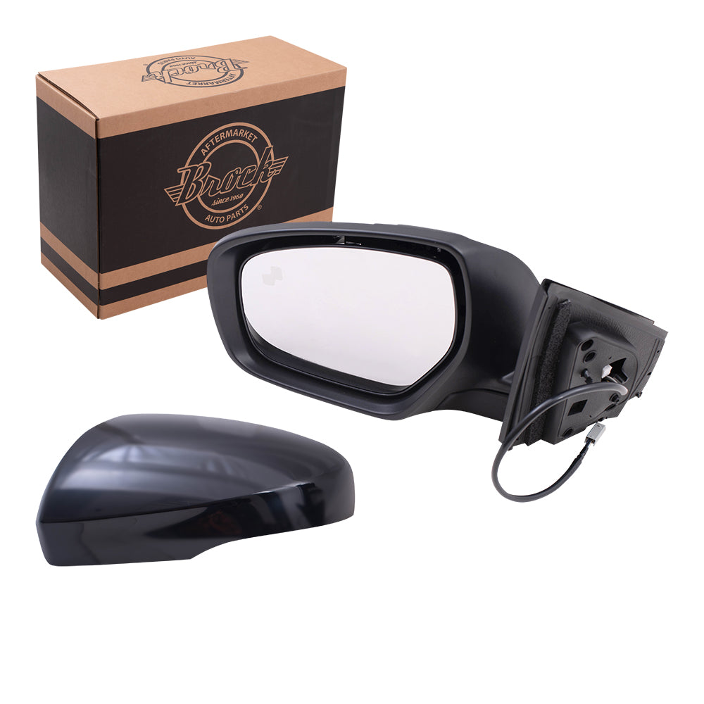 Replacement Drivers Power Mirror Assembly w/ Heat Signal BSD Memory Auto Tilt Compatible with 13 CX-9