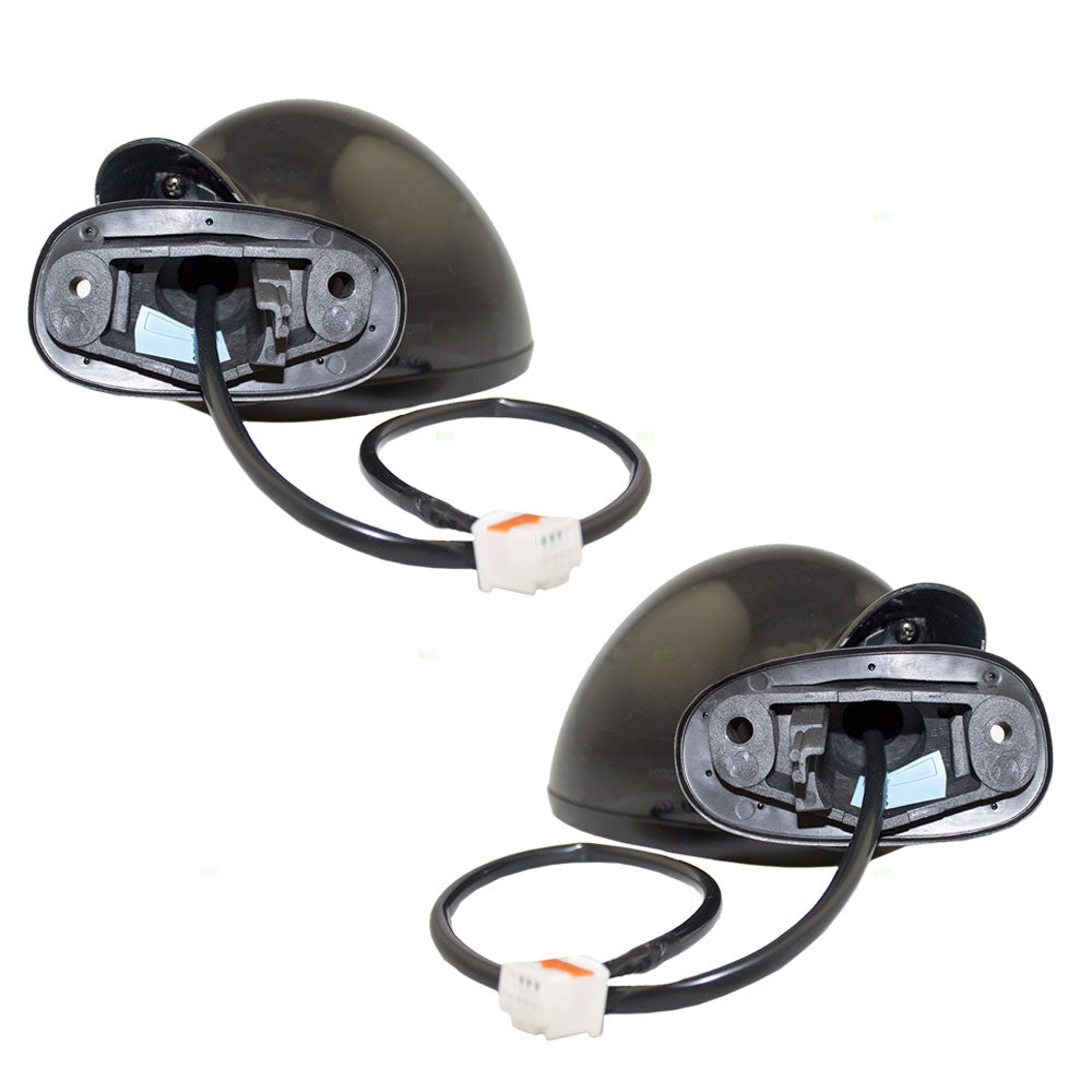 Driver and Passenger Power Side View Mirrors Smooth Replacement for Mazda NE51-69-180K-PZ NE51-69-120K-PZ