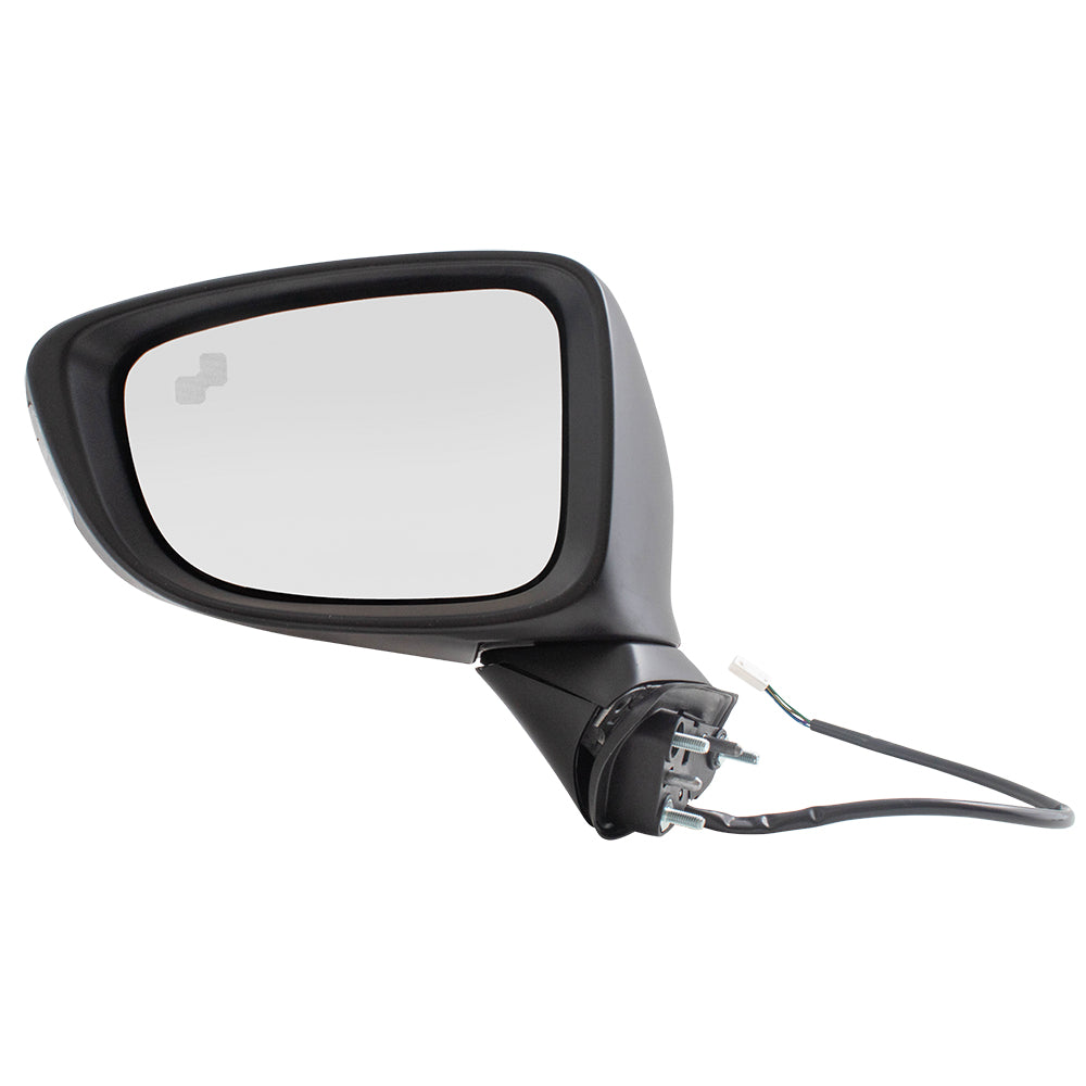 Brock Drivers Power Side View Mirror Signal Blind Spot Detection w/out Heat for 14-16 Mazda6 Mazda 6 replaces GJS169181C MA1320187 GHP969182C