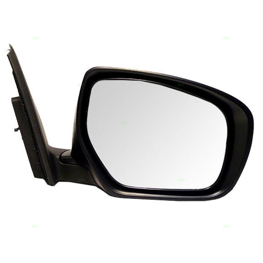 Passengers Power Side View Mirror with Flat Glass Ready-to-Paint Replacement for Mazda SUV TE69-69-12ZG