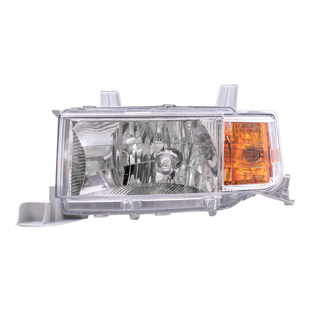 Brock Replacement Driver and Passenger Headlights Headlamps Compatible with 2004-2006 xB 81170-52440 81130-52440