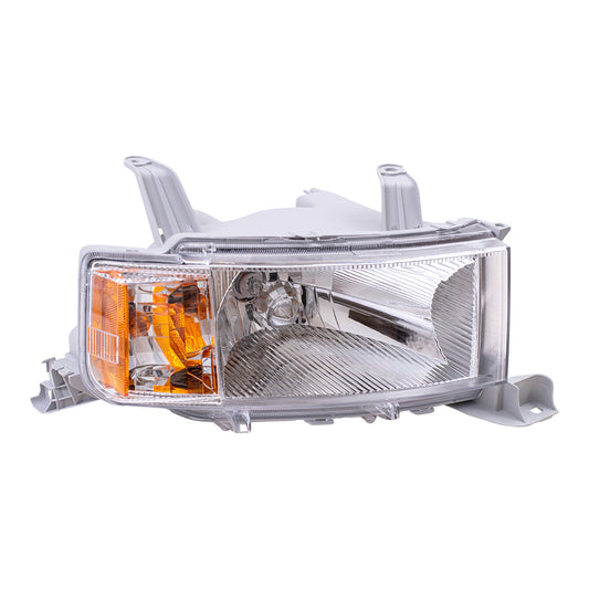 Brock Replacement Passengers Headlight Headlamp Lens Compatible with 2004-2006 xB 81130-52440