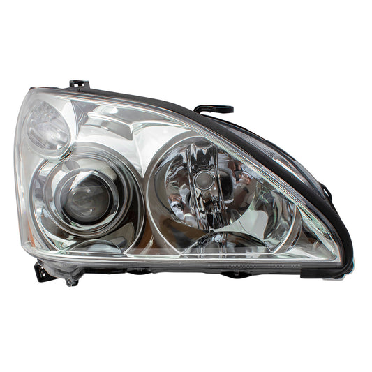 Brock Replacement Passengers HID Headlight Headlamp Compatible with 2004-2006 RX330 SUV 8114548210