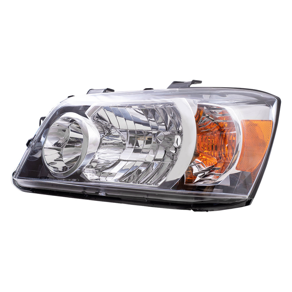 Brock Replacement Drivers Headlight Headlamp Compatible with 2004-2006 Highlander 81130-48280